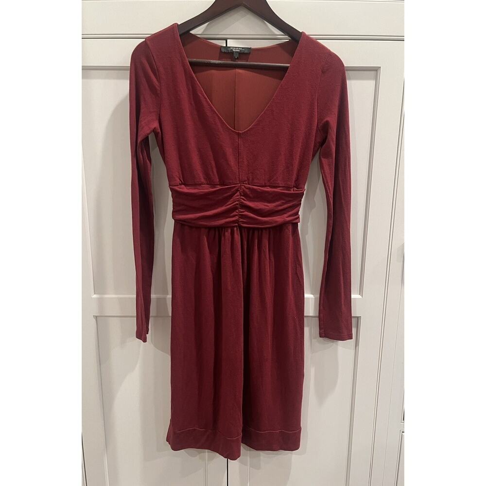Max Mara Weekend women’s viscose bland dress Sz. S burgundy